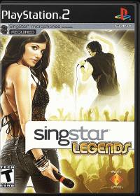 SingStar Legends Playstation 2  box art